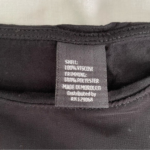 Desigual MEDIUM Black Red Circle Dot Spots Short sleeve Blouse top Shirt lined - Picture 3 of 6